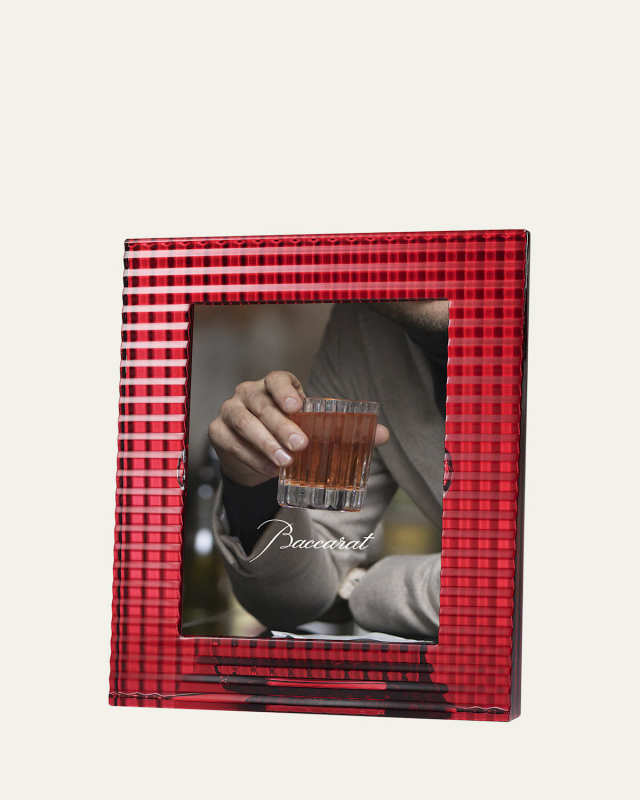 Eye Red Crystal Frame, 5" x 7"
